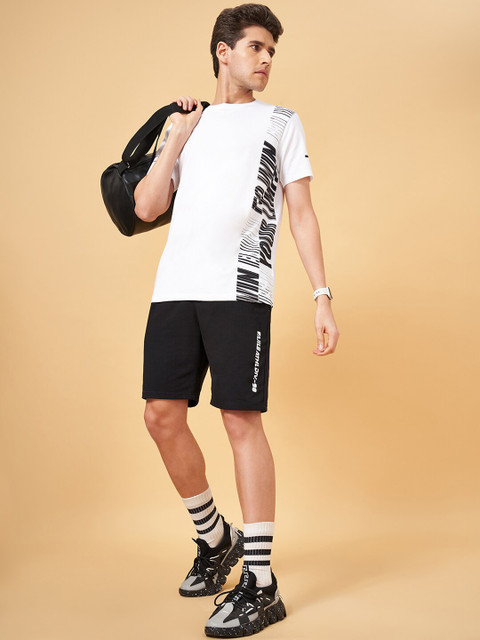 Ajile by Pantaloons Men Mid-Rise Pure Cotton Shorts - Image 4