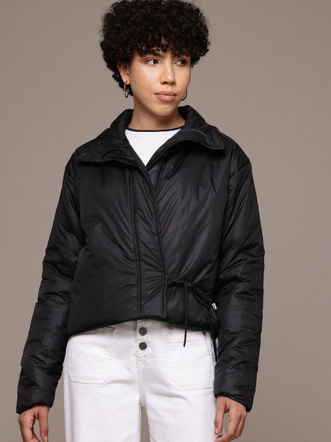 The Roadster Lifestyle Co. Padded Jacket With Tie Ups
