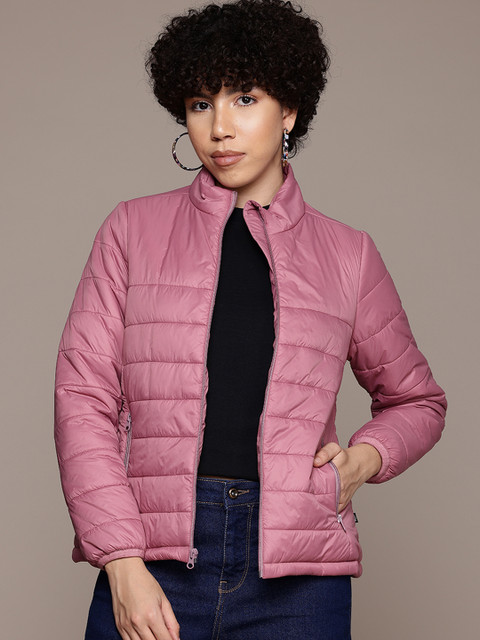 Roadster The Lifestyle Co. Mock Collar Padded Jacket
