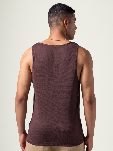 DAMENSCH Statement Waffle Premium Waffle Texture Colours by High IQ Dyes Tank Tops - Image 6