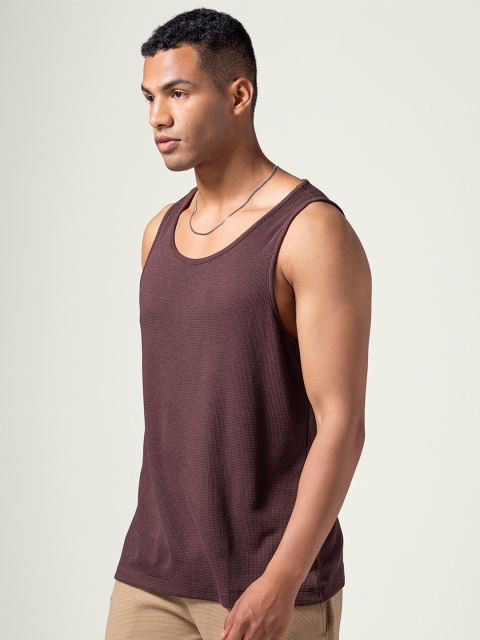 DAMENSCH Statement Waffle Premium Waffle Texture Colours by High IQ Dyes Tank Tops - Image 5