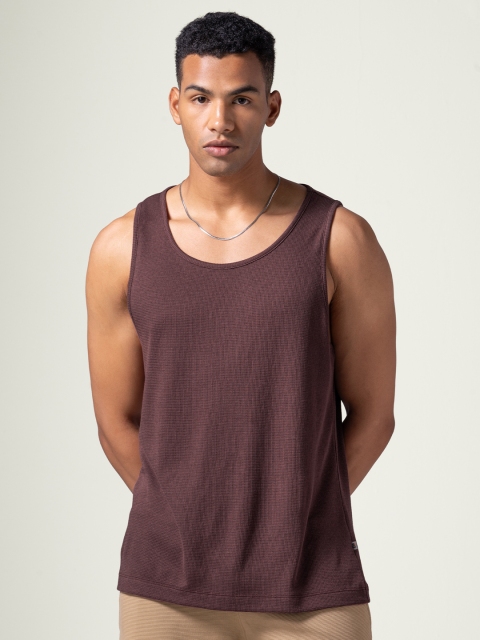 DAMENSCH Statement Waffle Premium Waffle Texture Colours by High IQ Dyes Tank Tops - Image 4