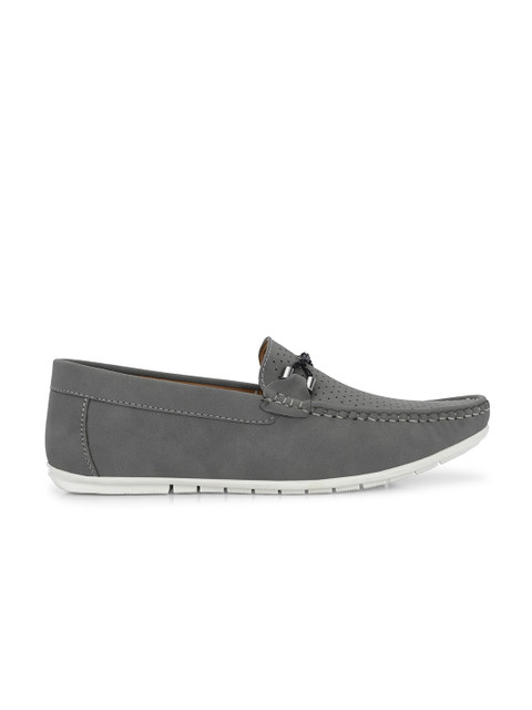 Azzaro Black Men Perforations Loafers - Image 4