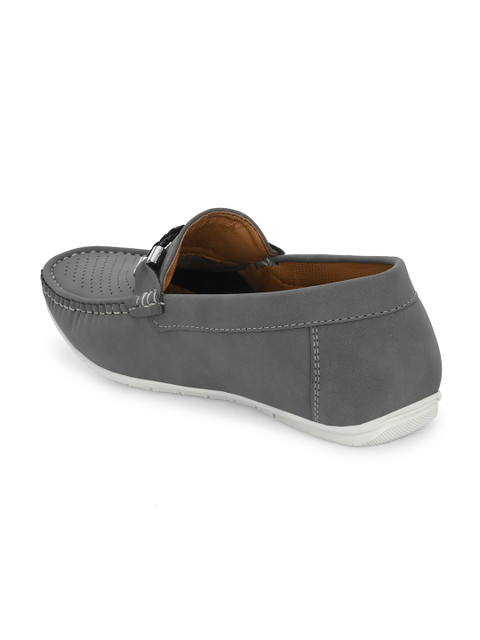 Azzaro Black Men Perforations Loafers - Image 3
