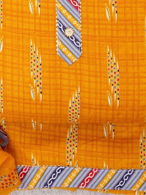 ASISA Printed Unstitched Dress Material - Image 4
