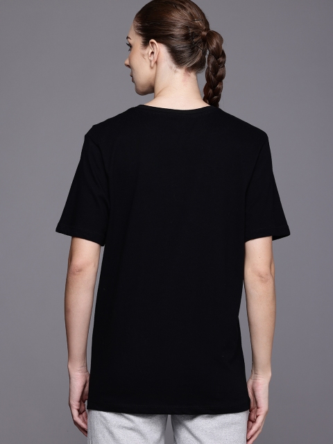 HRX by Hrithik Roshan Women Graphic Printed Oversized T-shirt - Image 4