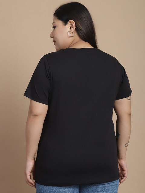 Rute Women Typography Printed T-shirt - Image 4