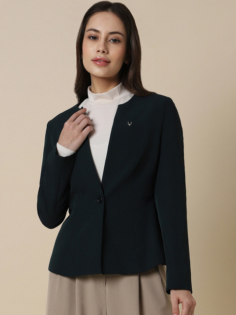 Allen Solly Woman Slim Fit Single Breasted Casual Blazer