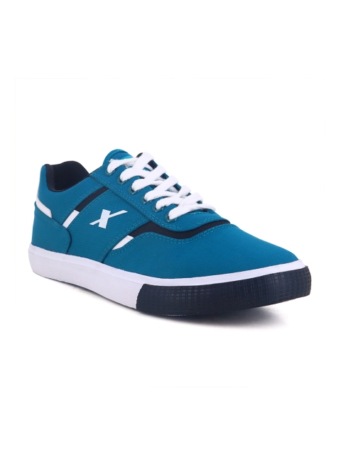 Sparx Men Striped Lace Up Sneakers - Image 2