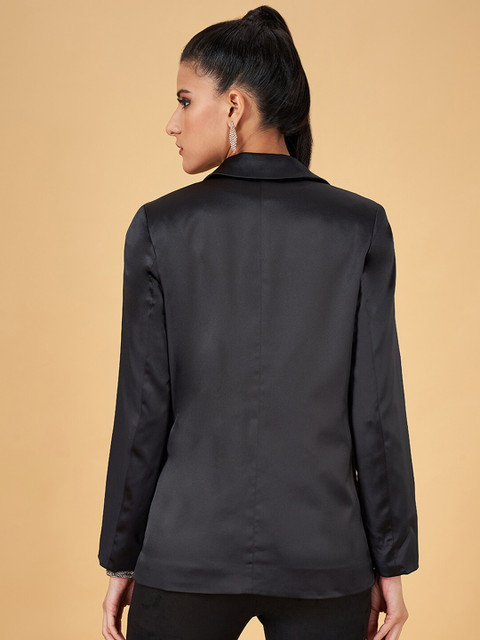 Annabelle by Pantaloons Notched Lapel Collar Single-Breasted Casual Blazer - Image 4