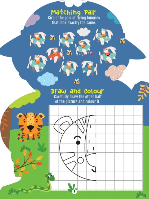 Dreamland Step into the Animal Kingdom- Activity and Colouring Fun Book - Image 3