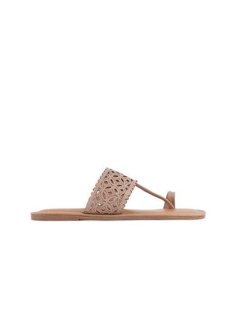 Anouk Laser Cut One Toe Flats - Image 4