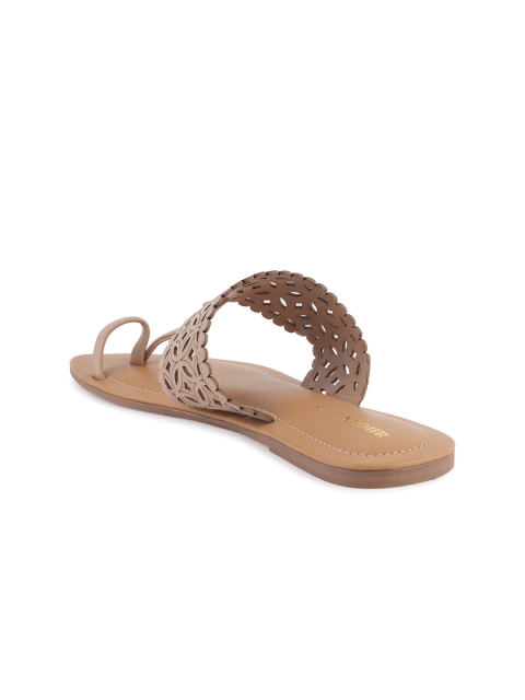 Anouk Laser Cut One Toe Flats - Image 3
