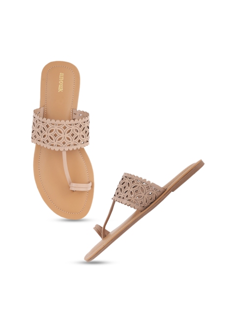 Anouk Laser Cut One Toe Flats - Image 7