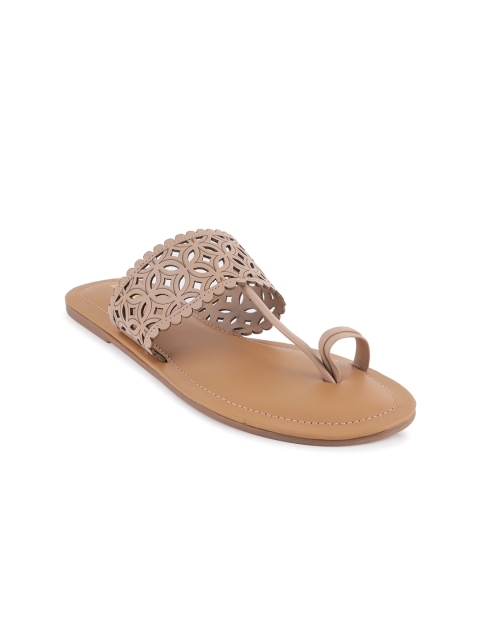 Anouk Laser Cut One Toe Flats - Image 2