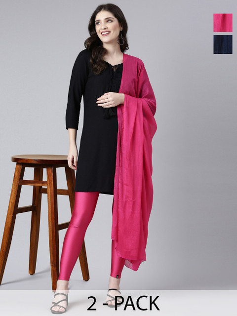 TWIN BIRDS Pack Of 2 Lightweight Shimmer Shawl