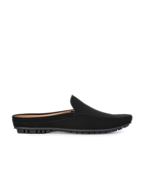 Styli Men Textured Comfort Insole Suede Mules - Image 4
