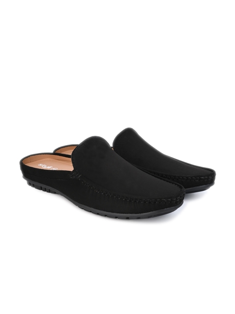 Styli Men Textured Comfort Insole Suede Mules - Image 7