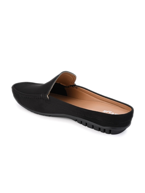 Styli Men Textured Comfort Insole Suede Mules - Image 3
