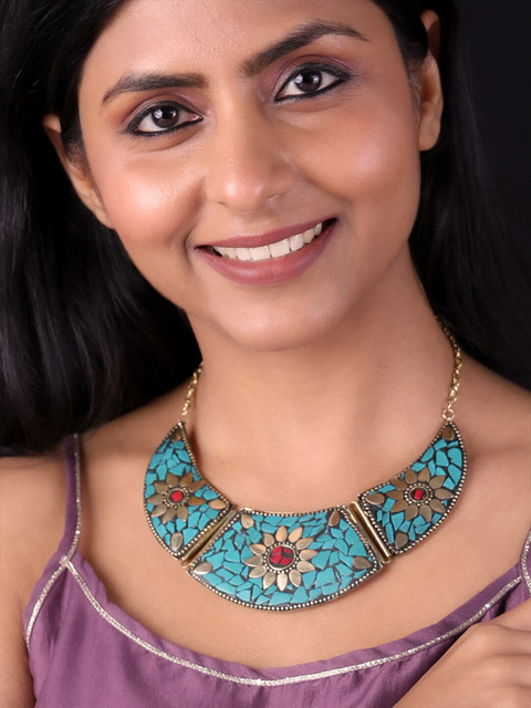 PANASH Gold-Plated Brass Necklace - Image 4