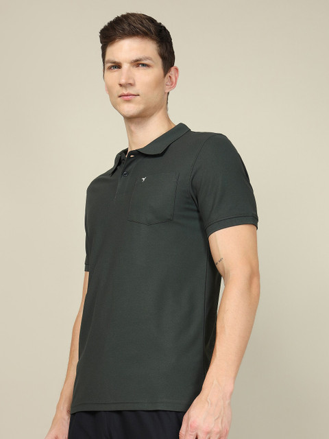 Technosport Solid Slim Fit Anti Static Polo T-shirt - Image 4