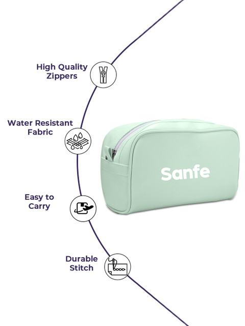 Sanfe Typography Printed Travel Pouch - Image 2