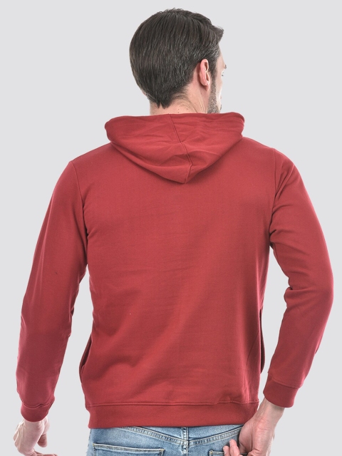 Lawman pg3 Geometric Printed Hooded Pure Cotton Pullover Sweatshirt - Image 5