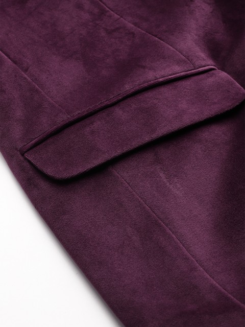 INVICTUS Velvet Finish Slim Fit Blazer - Image 6