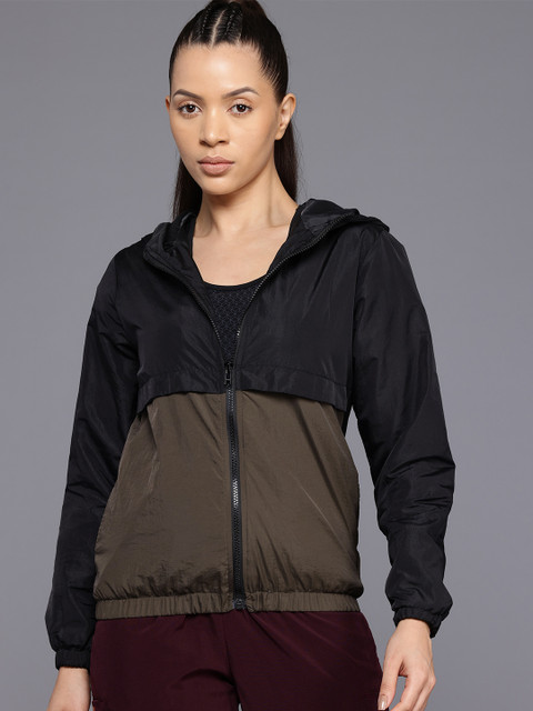 HRX by Hrithik Rosha Rapid-Dry Colourblocked Outdoor Jacket