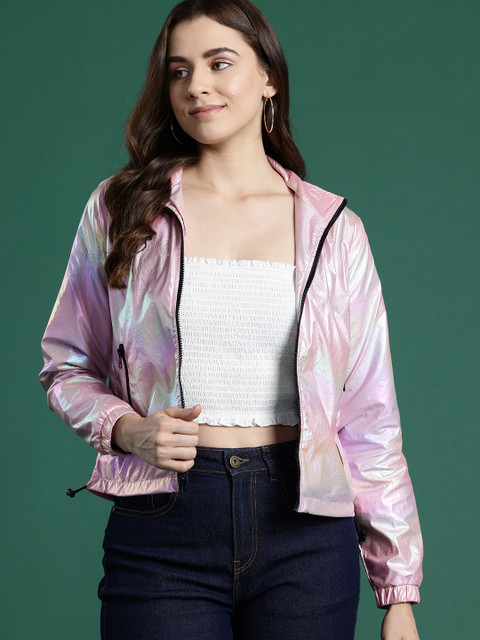 DressBerry Dual-Toned Shimmer Tailored Jacket