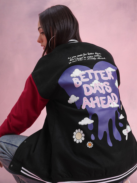 DressBerry Printed Bomber Jacket