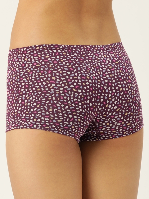 Leading Lady Pack Of 3 Assorted Mid-Rise Boy Shorts - Image 4