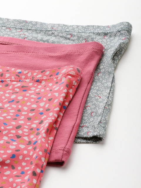 Leading Lady Pack Of 3 Assorted Mid-Rise Boy Shorts - Image 5