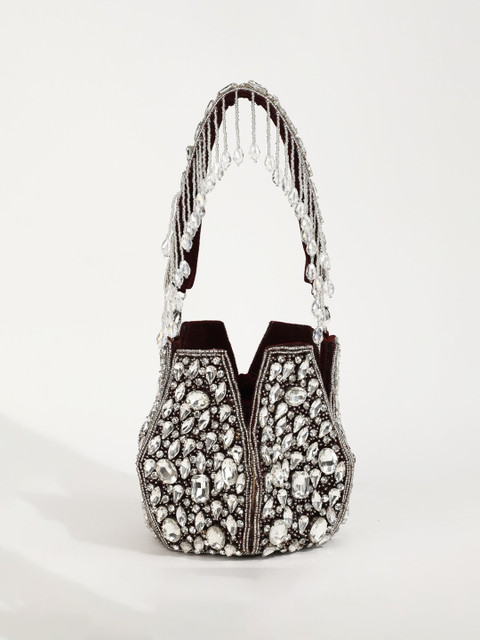 THE TAN CLAN Embroidered Potli Clutch