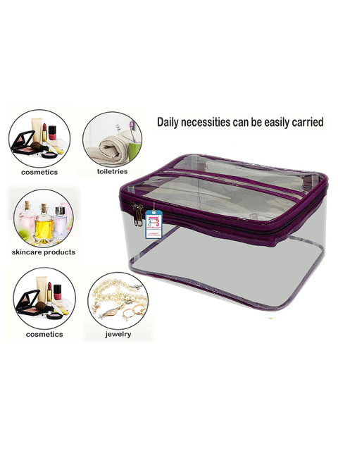 atorakushon Set of 4 Makeup Accessories Travel Pouch - Image 6