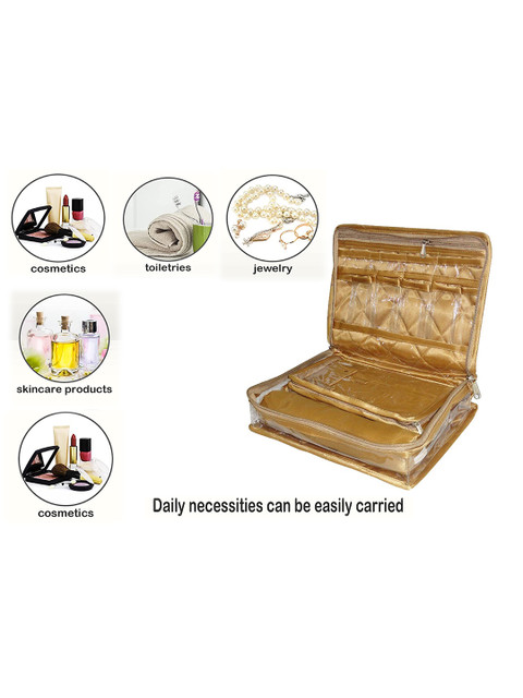 atorakushon Makeup Accessories Satin Travel Pouch - Image 7