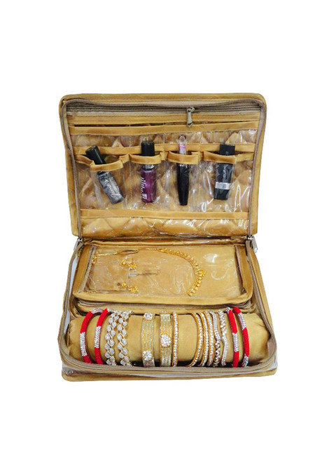 atorakushon Makeup Accessories Satin Travel Pouch - Image 3