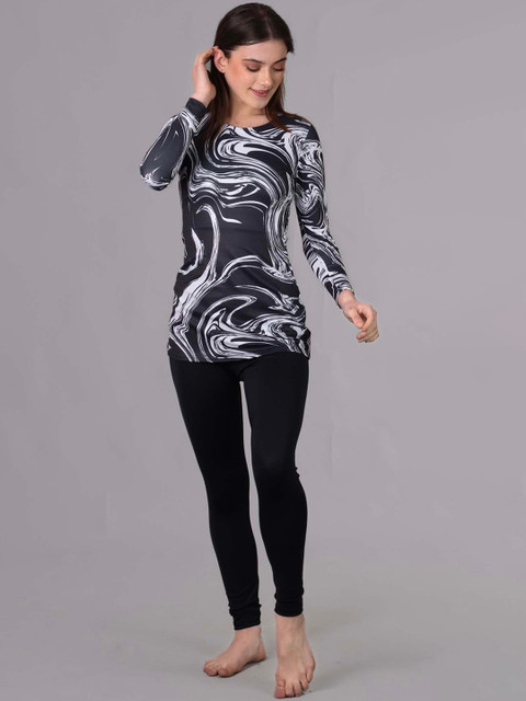 Keepfit Abstract Printed Swim Set