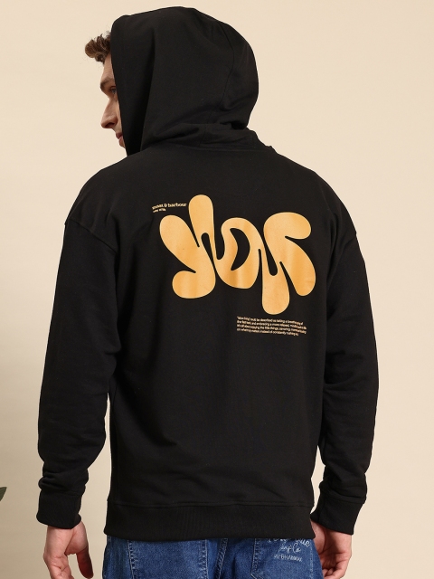 Mast & Harbour Printed Hooded Sweatshirt