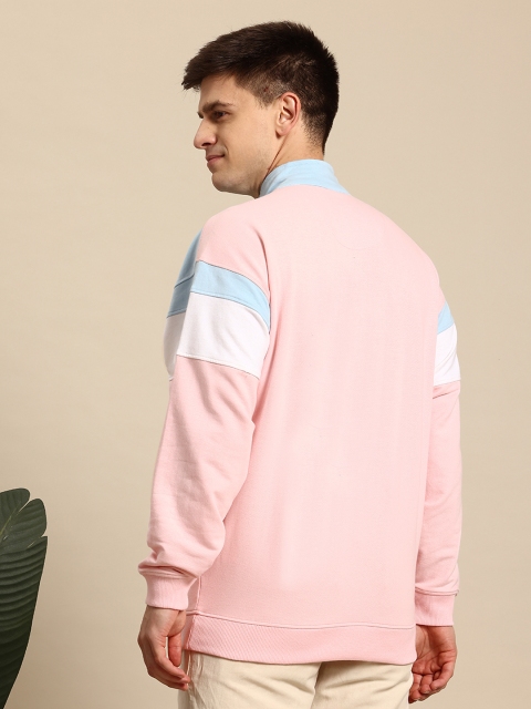 Mast & Harbour Men Colourblocked Sweatshirt