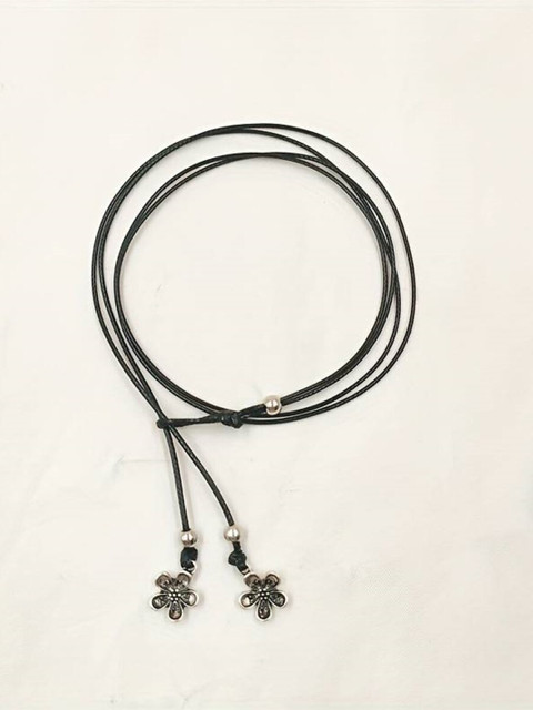 EL REGALO Beaded Floral Anklet