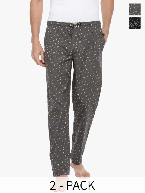 Force NXT Pack Of 2 Printed Lounge Pants
