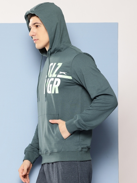 Slazenger Printed Hooded Sweatshirt - Image 3