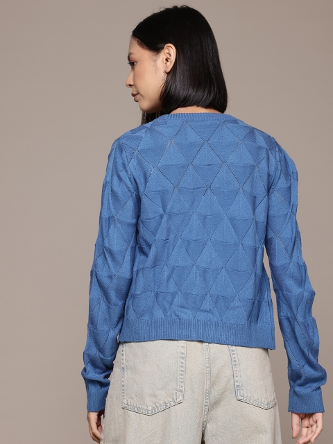 The Roadster Lifestyle Co. Tie-Up Front Knitted Sweaters - Image 4
