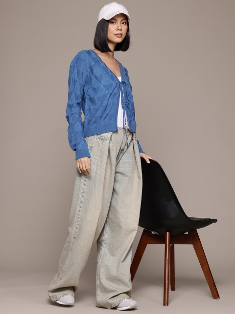 The Roadster Lifestyle Co. Tie-Up Front Knitted Sweaters - Image 5