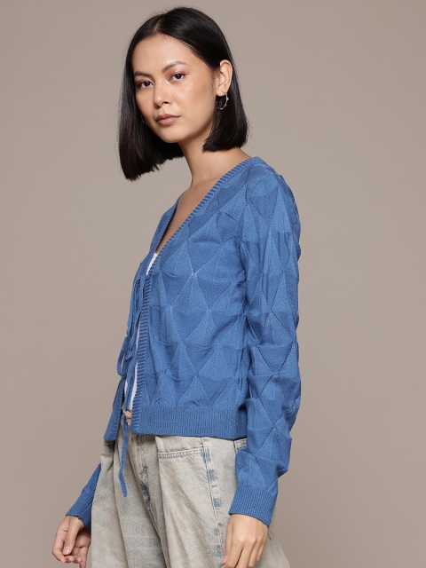 The Roadster Lifestyle Co. Tie-Up Front Knitted Sweaters - Image 3