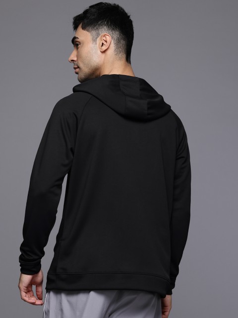 HRX by Hrithik Roshan Brand Logo Printed Hooded Training Sweatshirt - Image 4