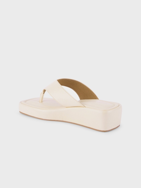20Dresses Off White Open Toe Comfort Heels - Image 2
