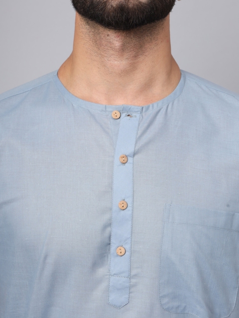 Latest Chikan Garments Band Collar Short Kurta - Image 2