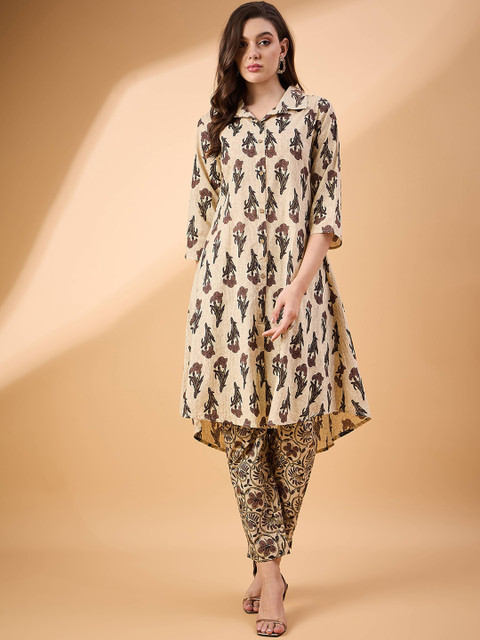 BAESD Floral-Printed Pure Cotton Tunic & Trousers
